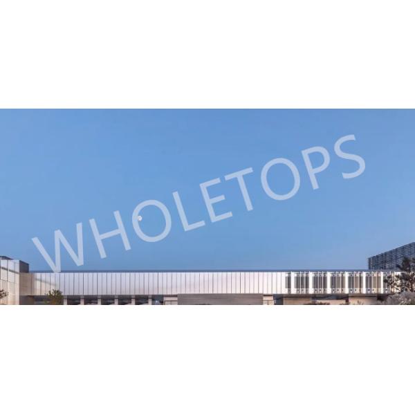 Metallic Anodized Solid Aluminum Cladding Panel 4.0mm Fire Resistance