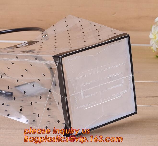 Promotional customized high quality soft loop plastic cloth bag,manufacturer custom soft loop handle polyethylene PE pla