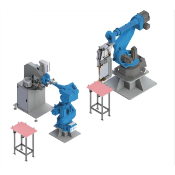 SPR Automated Riveting Workstation with Steel and Aluminum SPR Technology in Automotive Manufacturing