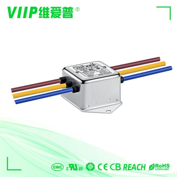 Quality 250VAC Single Phase EMI Filters 10A Emc Filters For Ac Power Line High Performance for sale