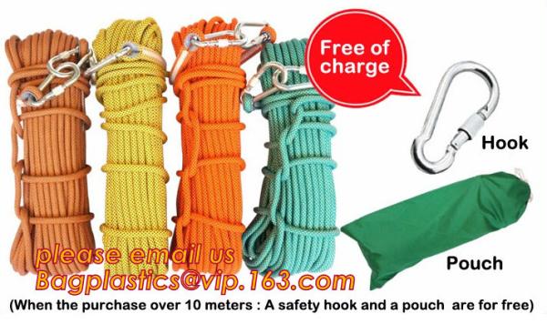 climbing rope, protective escape rope polyester rope, escape rope, High-altitude