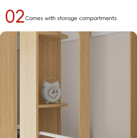 Military Bunk Bed With Storage Cabinet Wood 4600 X 900 X 2400mm Support customization