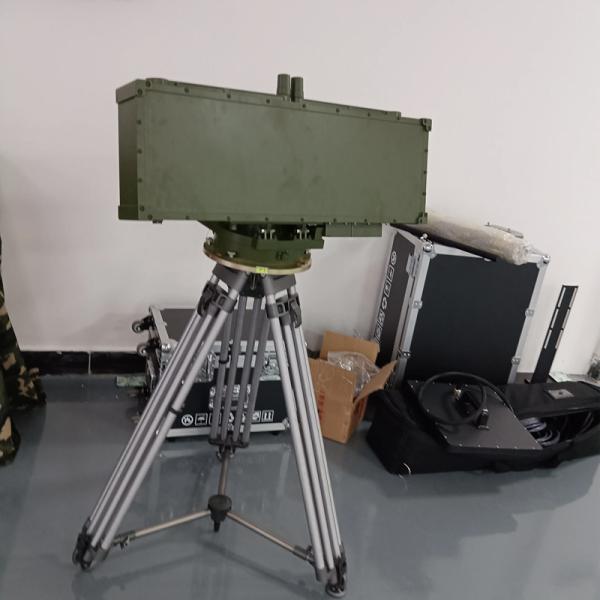 High Power UAV Drone Detector Radar Jammer 5KM For Low Altitude Aircraft