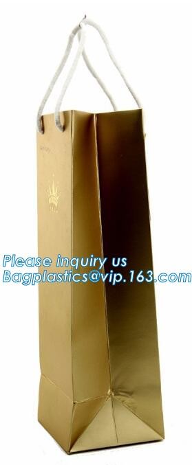 Custom paper bag with handle coated white paper bag printing pattern flower carrier bag,Flower carrier paper bags with d