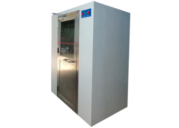Quality Automatic Blow Cleanroom Air Shower / Air Shower Room With Interlock Swing Door for sale