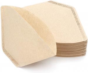 China Unbleached Natural Paper Coffee Filter Cone Disposable Coffee Filters Paper wholesale
