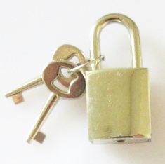 Zinc Alloy Square Stationery Lock