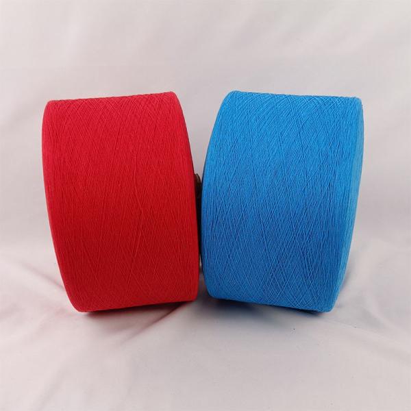 NE 24s Regenerated Poly-Cotton Yarn For Circular Knitting