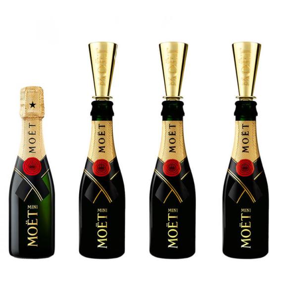 Quality Food Grade Gold Sipper Branded Wine Accessories Shatterproof Reusable for sale