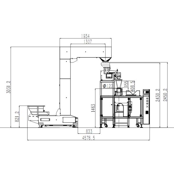 High Speed Automatic Industrial Pouch Food Sugar Multi Packaging Machine For Legume