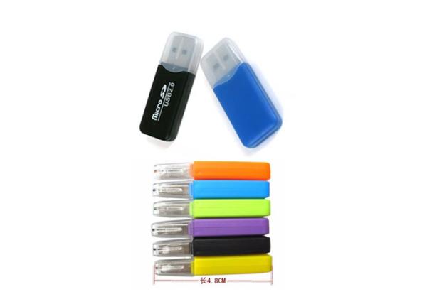 Quality Laser Logo Print Portable Card Reader 6.7g Single Card Slots With 480 Mb Data Transfer for sale