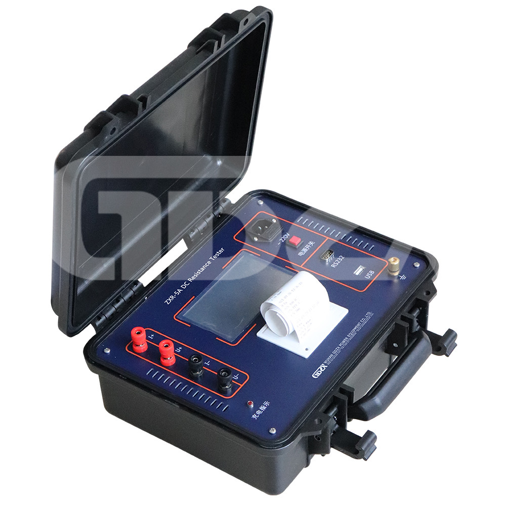 ZXR-5A Power Current Transformer Testing Equipments 5A DC Resistance Meter High Accuracy