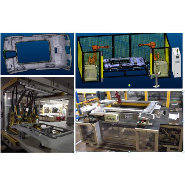 High Performance Automotive Assembly Line With PLC Control System 220V