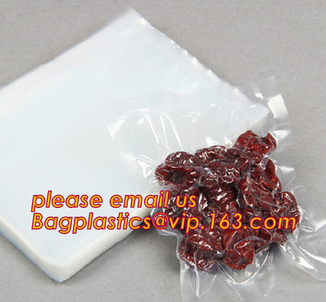 Embossing Resealable Vacuum Food Bags For Household Eco- friendly Texture Vacuum Food Storage Plastic Bag Rolls Moisture
