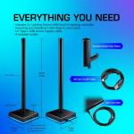 RGB Music Atmosphere Light Multi-Rhythm Mode Computer Tabletop Game Headset