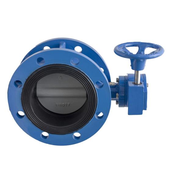 Quality Ductile Iron Butterfly Valve Gearbox/Lever Operation Flange End for sale