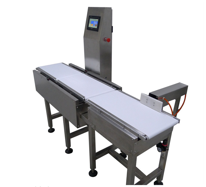 CheckWeigher Machine line INCW-100 100g 0.04g 0.01g USB Interface Inline Check Weighing Scale 300p/Min for food