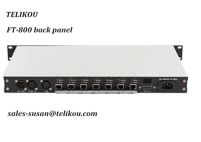 30% off !!! TELIKOU  FT-800 with tally light function wired intercom system master station RJ-45 for TV station,studio room