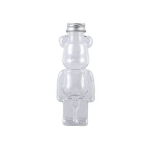 China Snack Storage 38mm PET Plastic Honey Bear Bottles 400ML 500ML wholesale
