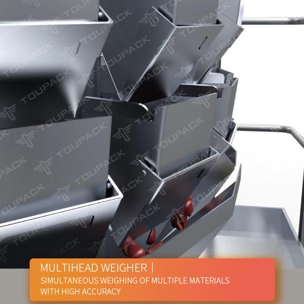 Mixed Packaging System Dried Fruit Vffs Packaging Machine Snack Food Multihead Weigher