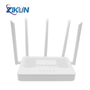 China Smart Gigabit WiFi Mesh Routers ZIKUN ZC-R560 AX3000 4GE WiFi6 FTTx Solutions wholesale