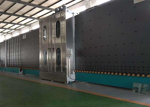 Quality Low E Insulating Glass Production Line Frequency Control With 6 Soft Hair Brushes for sale