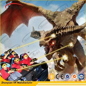 China Shopping Mall Interactive Motion 7D Movie Theater With 6 DOF Electric Platform wholesale