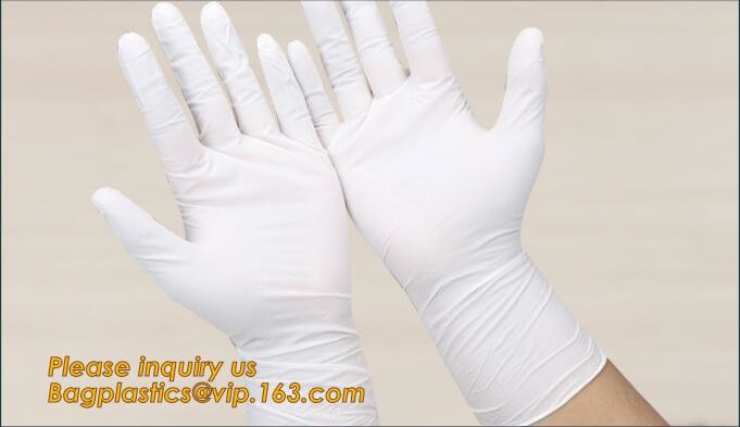 Medical Disposable Nitrile Coated Hand Gloves,Industrial Garden Working Resistant Disposable Nitrile Black Gloves BAGEAS