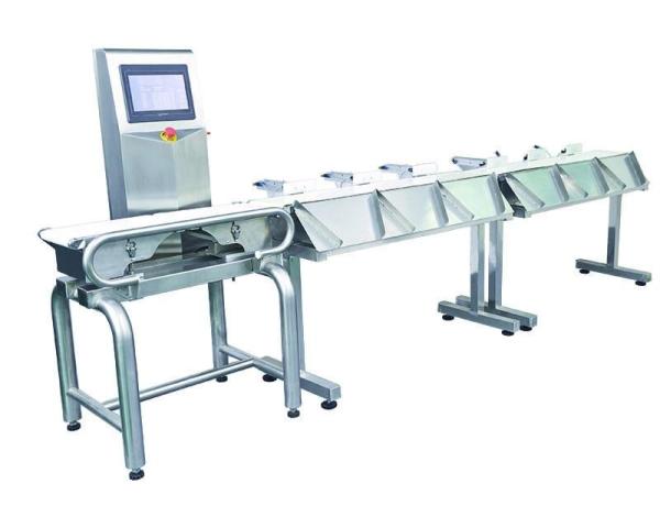 Automatic Sweep Arm Weight Sorting Machine Chicken Duck Fish Food Weight Sorter