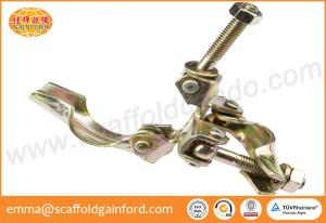 China Scaffolding Q235 British pressed fixed coupler double clamp in Thailand bridge project wholesale
