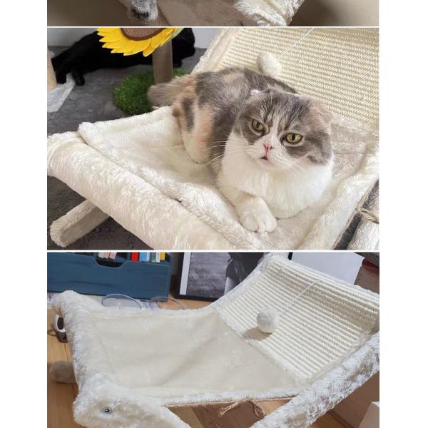 Pet Cat Sofa Bed Sunbathing Chair Sleeping Recliner Cat Scratching Board Cat Scratching Board