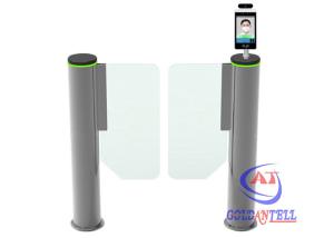 China Infrared Sensor Alarm System Temperature Screening Face Recognition Temperature Turnstyle Door wholesale