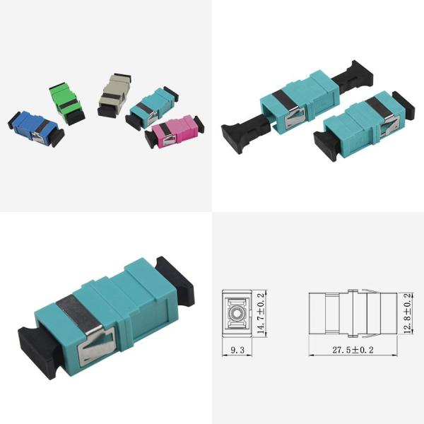 SC Simplex Single Mode Adapter OM3 SC UPC Coupler
