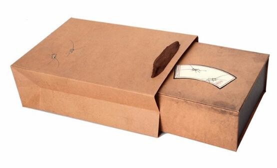 Eco Friendly Disposable Kraft Paper Take Out 2 Pack Coffee Cup Drink Carriers 2 Pack Paper Cup Holders bagease package