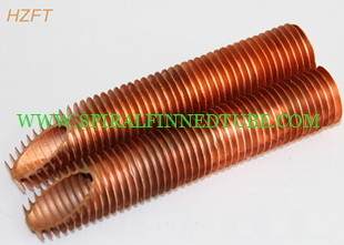 Heat Conductive Flexible Extruded Fin Tube For Tankless Water Heater / Low Fin Tubes