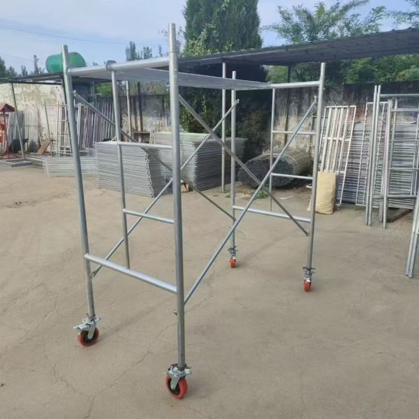 Q235 Galvanized Steel Scaffolding Rigid Modular System Scaffold With Diagonal Brace