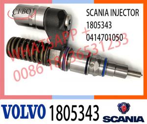China Diesel Unit Fuel Injector 0414701045 04147010450 0414701067 1805343 For SCANIA R340 T340 10.6 d DC11.08 Engine wholesale