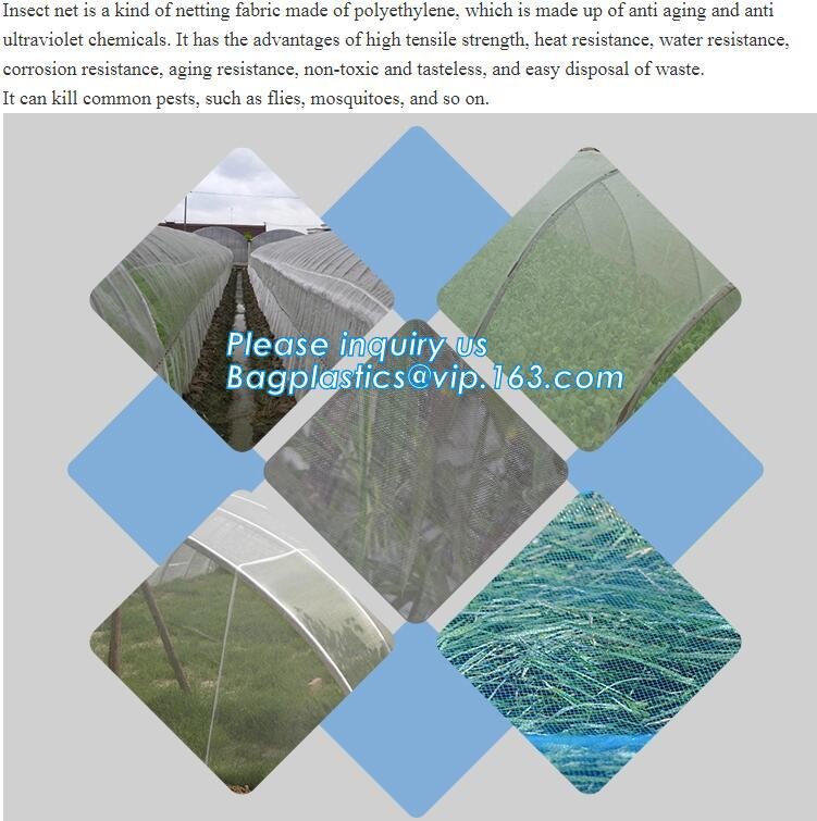 100% new HDPE insect mesh / anti bird net for apple trees,greenhouse anti insect net for plant, agriculture net Anti-ins