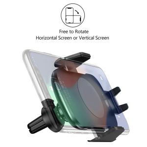Automatic Infrared 15W QI Air Vent Car Mount Wireless Charger