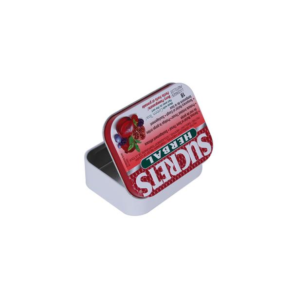 High Quality Mint Tin Box Rectangular Candy Tins Food Grade Mini Tin Case with Different Designs