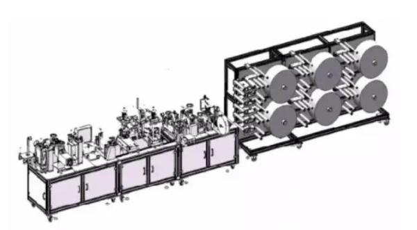 Quality Stable N95 Face Mask Making Machine Corrosion Resistant Cutting Layer 1-4 Layers for sale