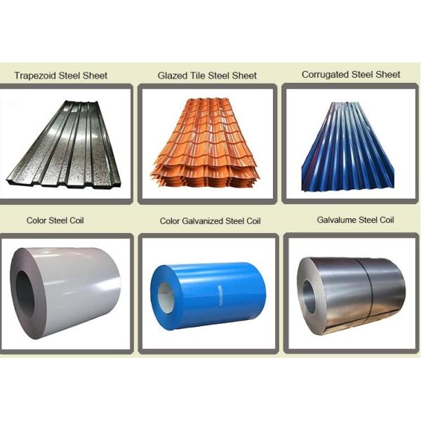 High Speed Max 25-30m/Min Roof Sheet Cold Roll Forming Machine Hydraulic Cutting Type