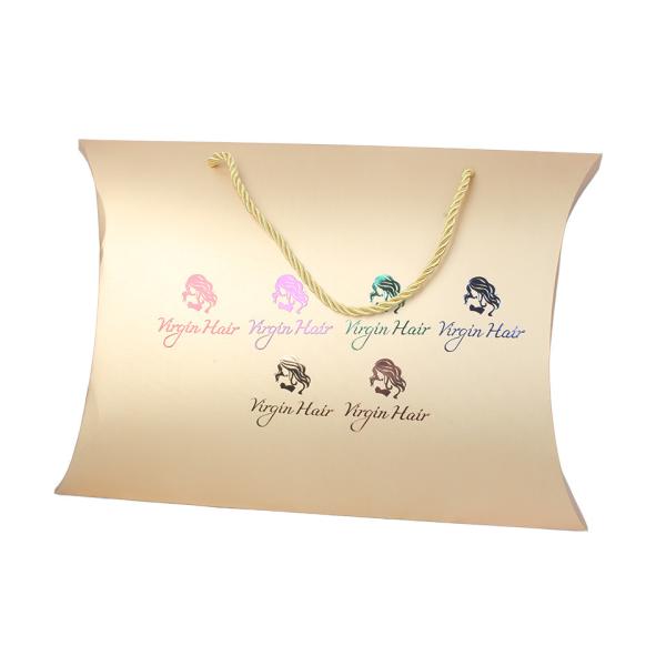 Custom Printed Paper Pillow Box with Clear Window – Retail Packaging for Earphones & Small Electronics