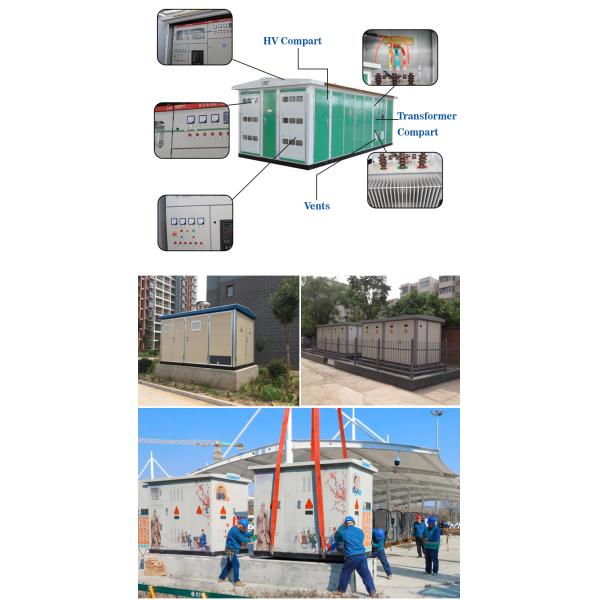 Internal components view of HENTG power transformer showing wiring and construction