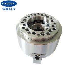 China 3 Jaws Hollow Structure CNC Machine Power Hydraulic Lathe Chuck wholesale