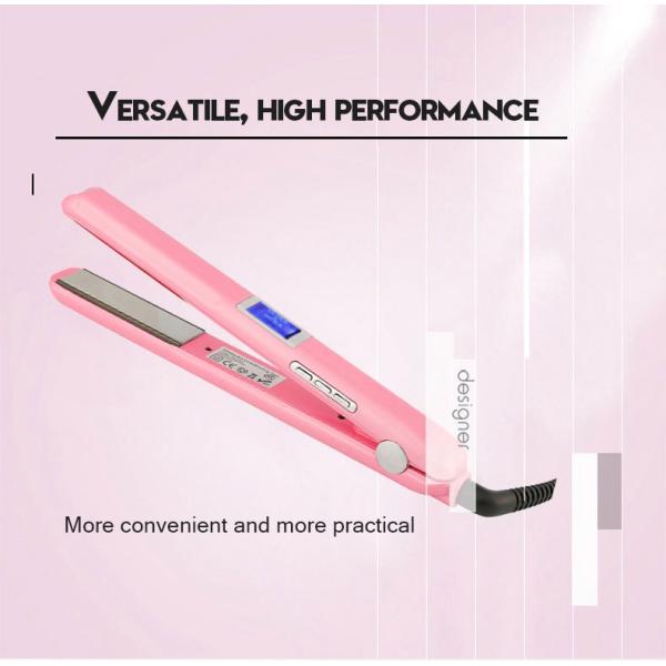 25W-39W Infrared Hair Straightener Ultrasonic LCD Display Hairs Flat Iron Ceramic