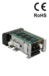 China RS 232 Motorized Kiosk Card Reader , EMV Smart Card Reader With PSAM Board on sale