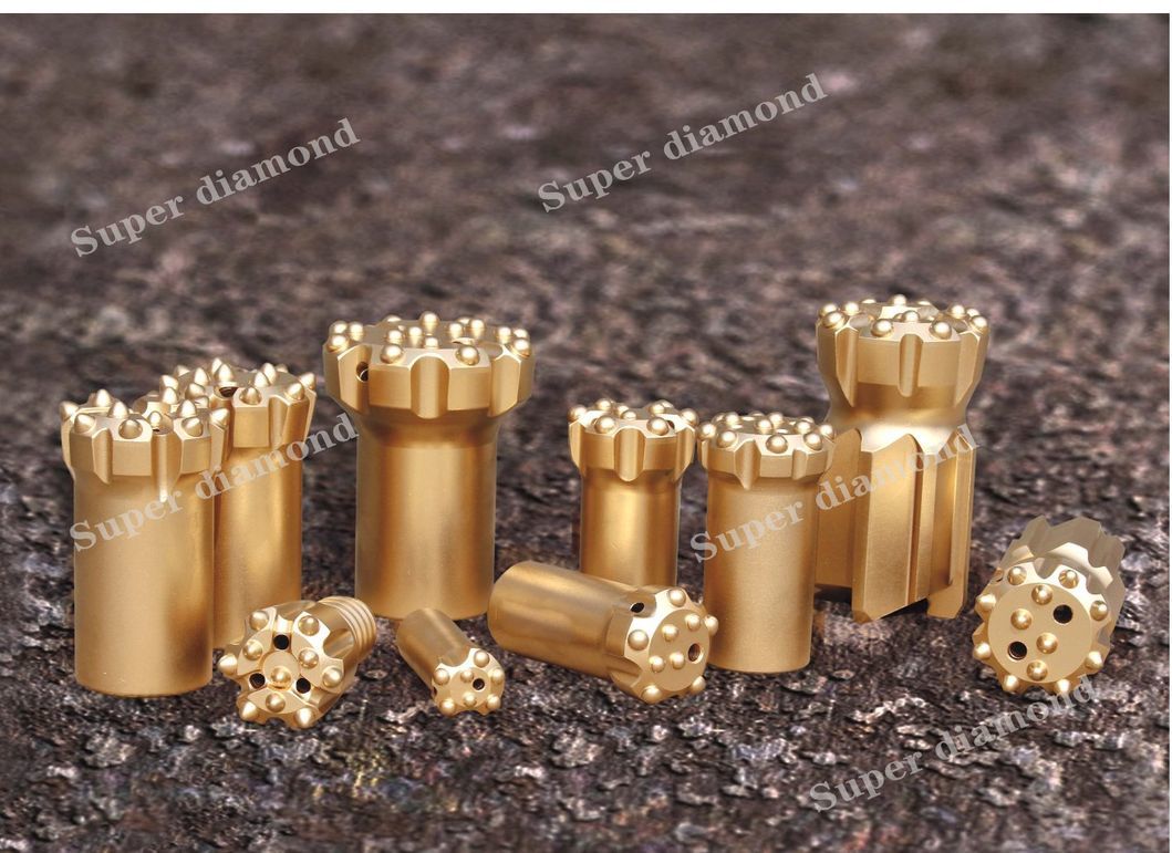 T51-89mm Top Hammer Drill Tools Thread Button Bit for Drilling