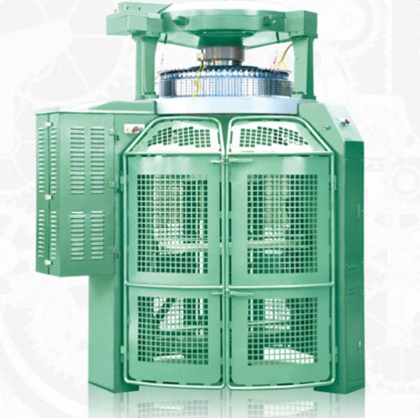 Quality Green Color Industrial Sweater Knitting Machine High Speed Double Computerized Jacquard for sale
