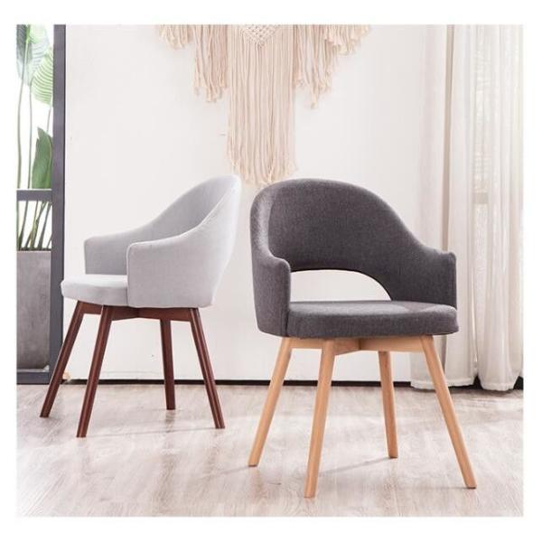 Coffee Dessert Shop 450*550*790MM Wooden Dining Room Chairs